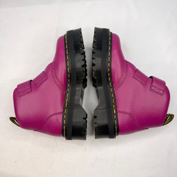 Dr. Martens Devon Heart Boots Fuchsia - Picture 7 of 12